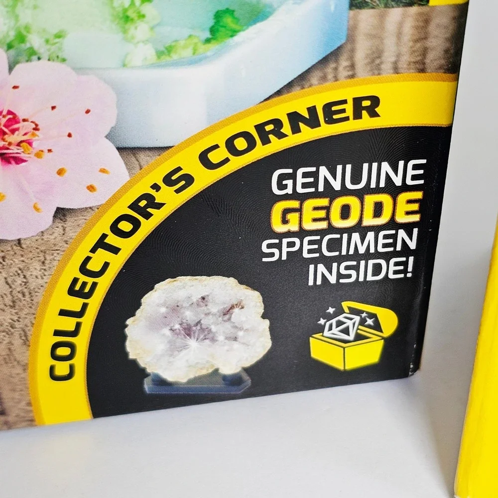 Lot of 2 NEW National Geographic Crystal Growing Garden Trees plus Geode -  1396